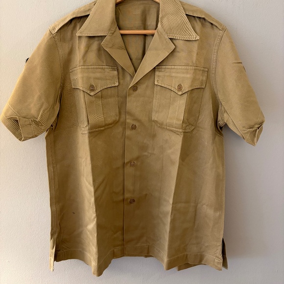 vintage us army khaki shirt` - Picture 2 of 6